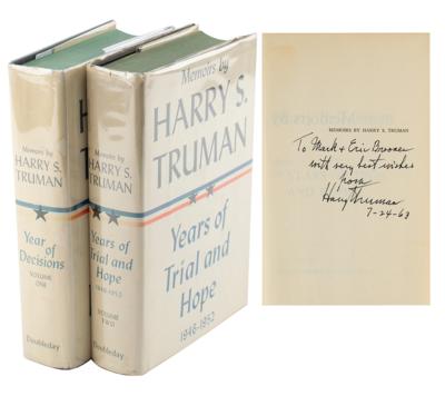 Lot #123 Harry S. Truman Signed Book
