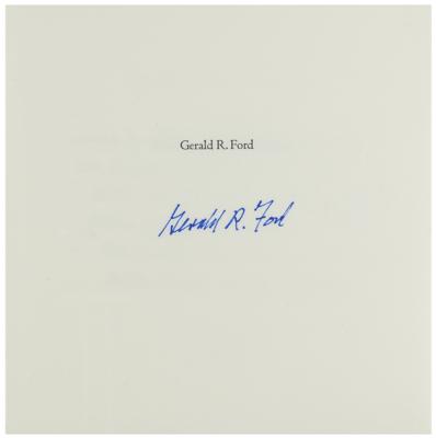 Lot #82 Gerald Ford Signed Book - Image 2