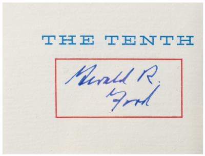 Lot #85 Gerald Ford (2) Signed Mini Books - Image 2