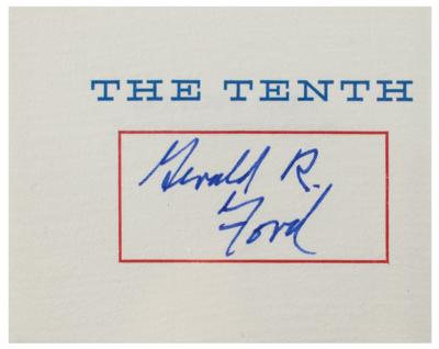Lot #85 Gerald Ford (2) Signed Mini Books - Image 3