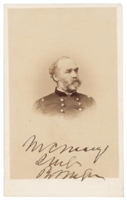 Lot #350 Montgomery Meigs Signed Photograph