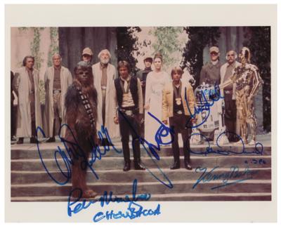 Lot #803 Star Wars Multi-Signed Photograph