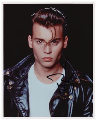 Lot #730 Johnny Depp Signed Photograph - Image 1