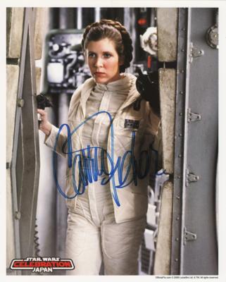 Lot #807 Star Wars: Carrie Fisher Signed Photograph