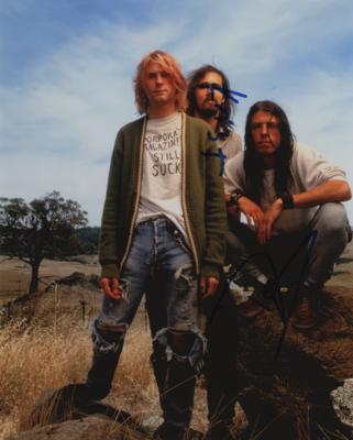 Lot #647 Nirvana: Grohl and Novoselic Signed Photograph