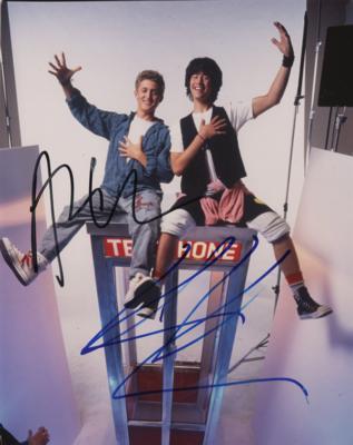 Lot #793 Keanu Reeves and Alex Winter Signed Photograph
