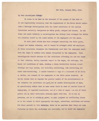 Lot #33 Theodore Roosevelt Typed Letter Signed - Image 3