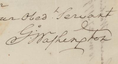Lot #2 George Washington Autograph Letter Signed - Image 2