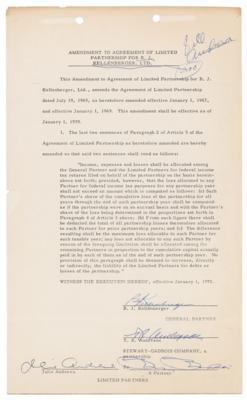 Lot #707 Julie Andrews Document Signed - Image 1