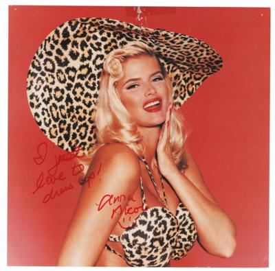 Lot #799 Anna Nicole Smith Signed Calendar Page - Image 1