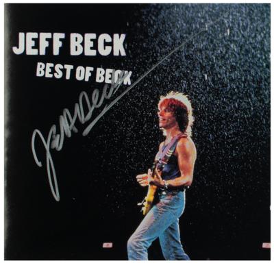 Lot #608 Jeff Beck Signed CD