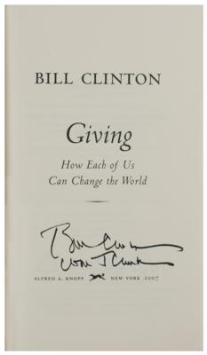 Lot #76 Bill Clinton Twice-Signed Book - Image 2