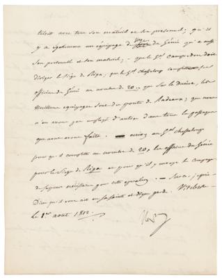 Lot #321 Napoleon Letter Signed - Image 2