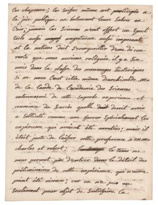 Lot #380 Joseph-Michel and Pierre Montgolfier Auotgraph Letters Signed - Image 11
