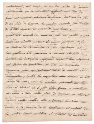 Lot #380 Joseph-Michel and Pierre Montgolfier Auotgraph Letters Signed - Image 7