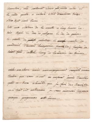 Lot #380 Joseph-Michel and Pierre Montgolfier Auotgraph Letters Signed - Image 9