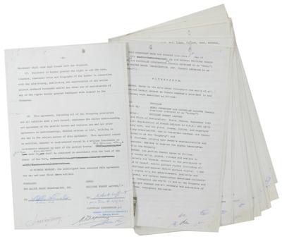 Lot #207 Papillon: Henri Charriere Document Signed - Image 1