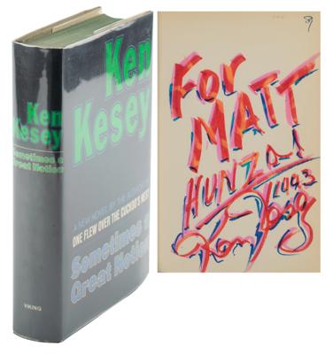 Lot #512 Ken Kesey Signed Book - Image 1