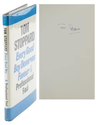 Lot #536 Tom Stoppard Signed Book - Image 1