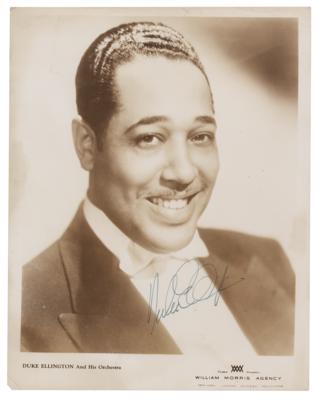Lot #585 Duke Ellington Signed Photograph