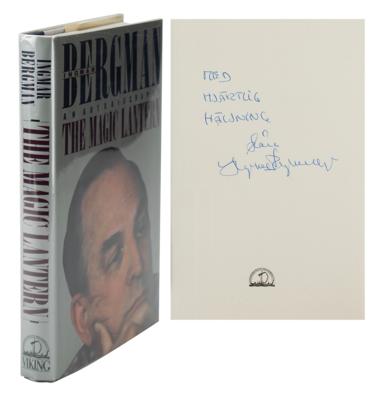 Lot #716 Ingmar Bergman Signed Book