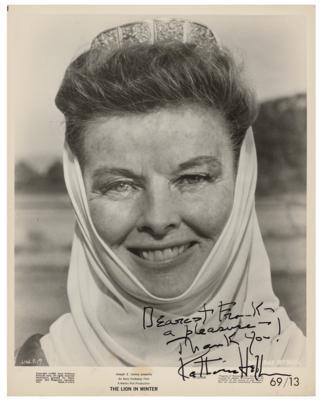 Lot #755 Katharine Hepburn Signed Photograph - Image 1