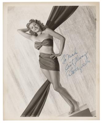 Lot #691 Rita Hayworth Signed Photograph