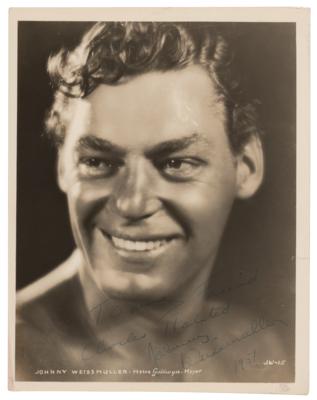Lot #820 Johnny Weissmuller Signed Photograph