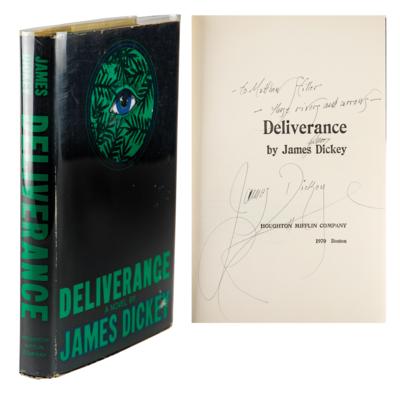 Lot #498 Deliverance: James Dickey Signed Book and Photograph