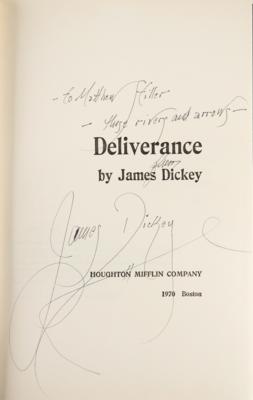 Lot #498 Deliverance: James Dickey Signed Book and Photograph - Image 2