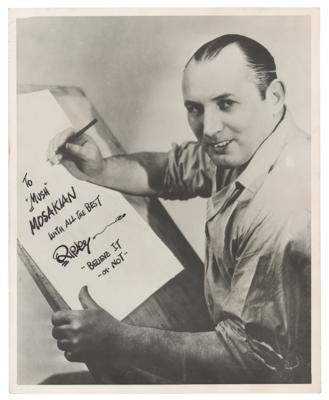 Lot #528 Robert Ripley Signed Photograph