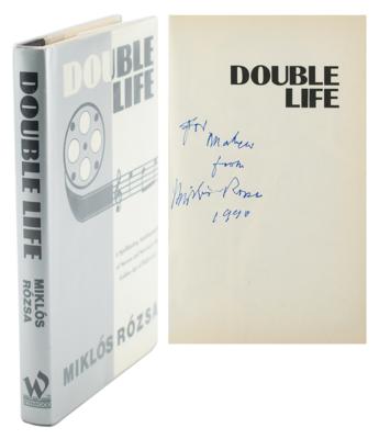 Lot #580 Miklos Rozsa Signed Book - Image 1
