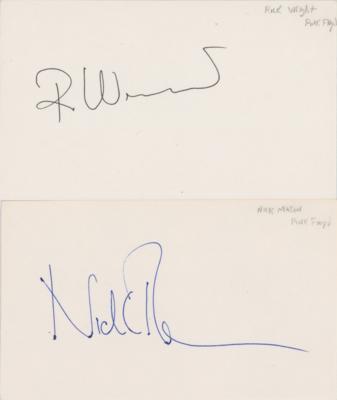 Lot #650 Pink Floyd: Mason and Wright Signatures