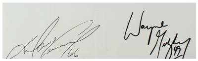 Lot #884 Wayne Gretzky and Mario Lemieux Signed Lithograph - Image 2