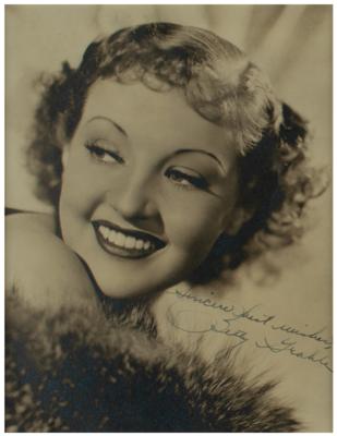 Lot #750 Betty Grable Signed Photograph - Image 2