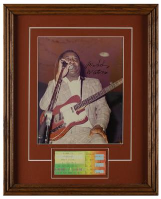 Lot #593 Muddy Waters Signed Photograph - Image 1