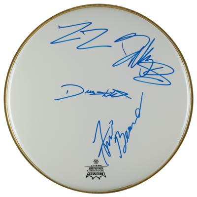 Lot #671 ZZ Top Signed Drum Head