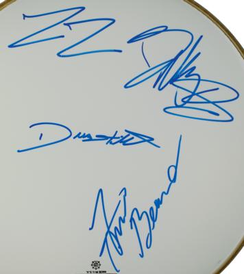 Lot #671 ZZ Top Signed Drum Head - Image 2