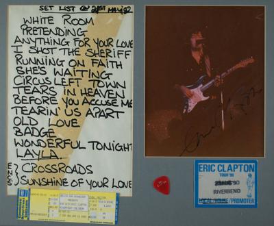 Lot #619 Eric Clapton Signed Photograph - Image 2