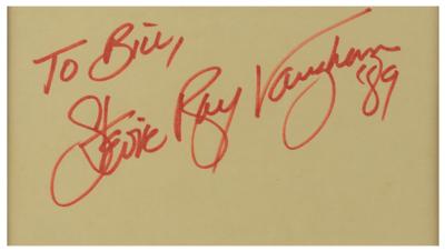 Lot #664 Stevie Ray Vaughan Signature - Image 2