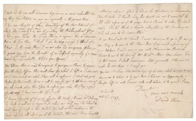 Lot #174 David Hume Autograph Letter Signed - Image 2