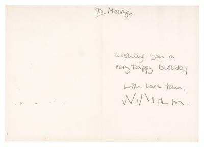 Lot #190 Prince William and Princess Diana Signed