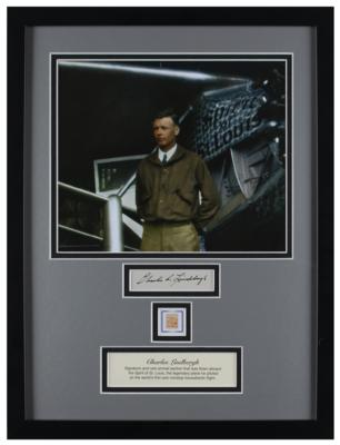 Lot #379 Charles Lindbergh Signature