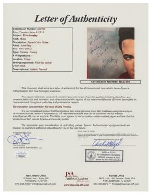 Lot #563 Elvis Presley Signed Oversized Print - Image 3