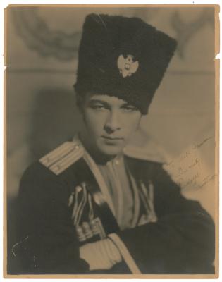 Lot #705 Rudolph Valentino Signed Photograph - Image 1