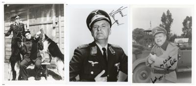 Lot #758 Hogan's Heroes: Klemperer, Clary, and Askin Signed Photographs