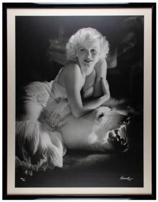 Lot #697 George Hurrell: Jean Harlow Oversized Photograph - Image 1