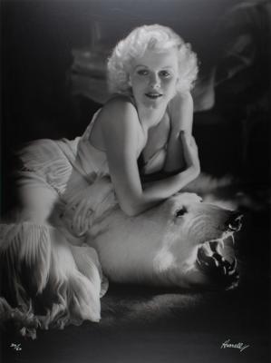 Lot #697 George Hurrell: Jean Harlow Oversized Photograph - Image 2