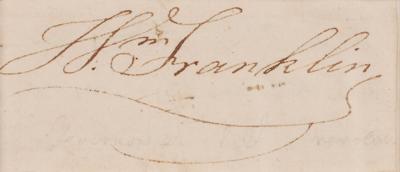 Lot #236 William Franklin Signature - Image 2