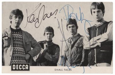 Lot #657 Small Faces Signed Promo Card